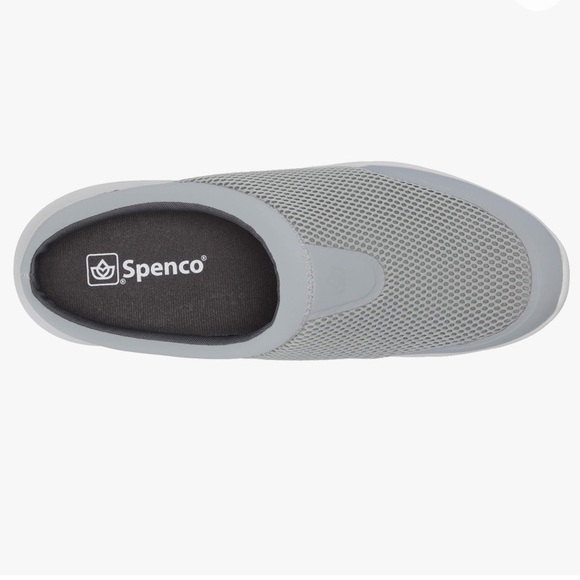 Spenco Slip-On Sneaker Slides, Grey Bliss, Size 6 - Picture 3 of 12